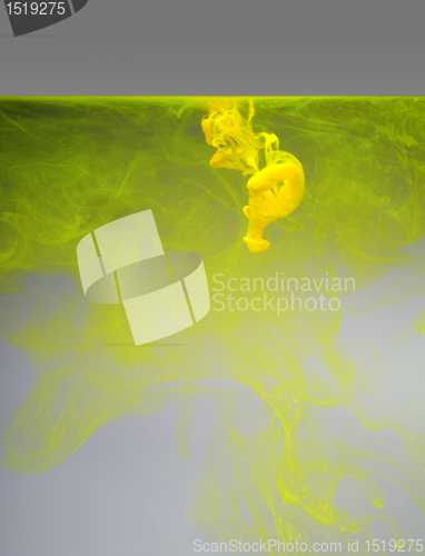 Image of colorful contamination