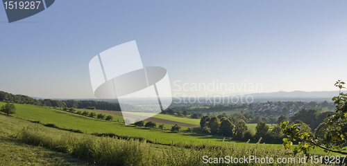 Image of idyllic panoramic view around Emmendingen