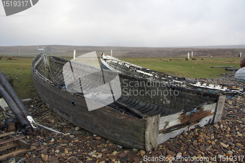 Image of rotten boats