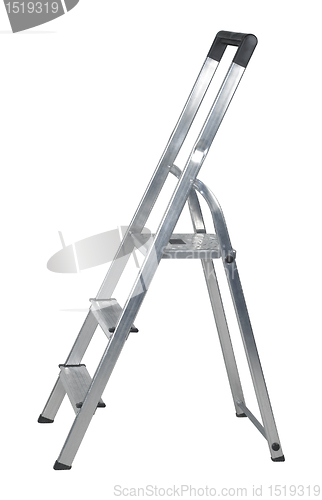 Image of small metallic ladder