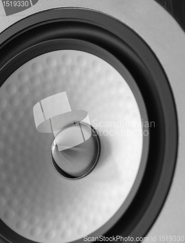 Image of modern speaker detail