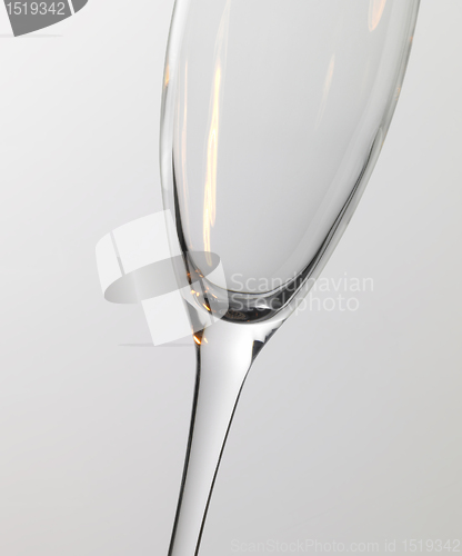 Image of bright sparkling wine glass