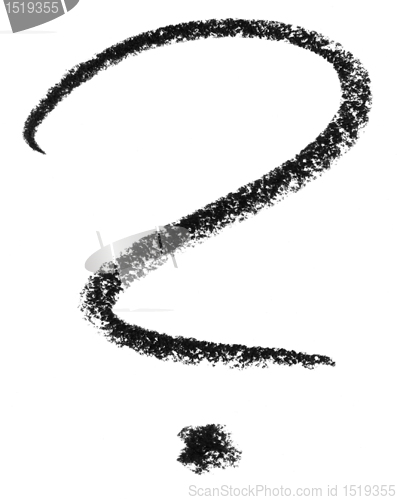 Image of question mark sketch