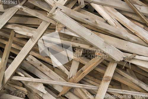 Image of wooden chaos detail