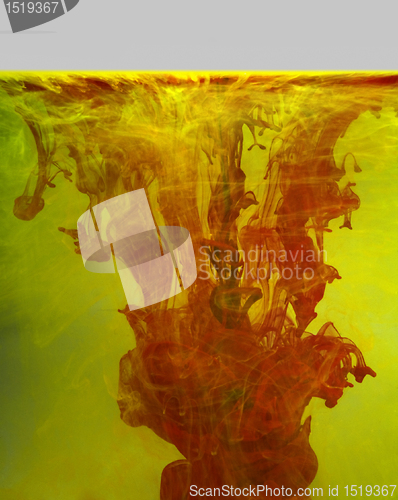 Image of colorful contamination