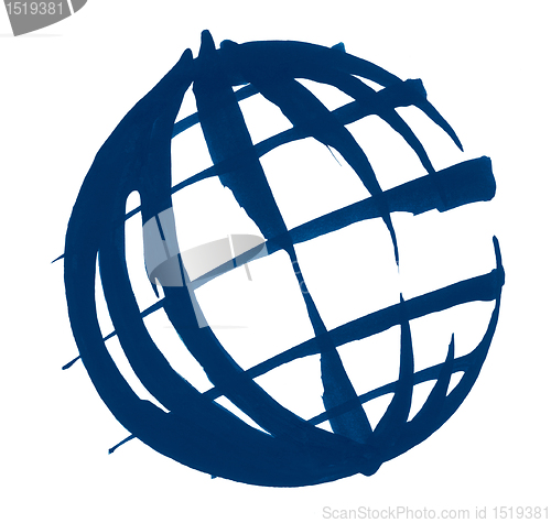 Image of globe illustration sketch