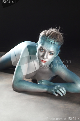 Image of bodypainted girl