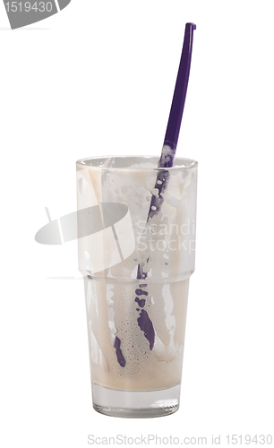 Image of glass of latte macchiato