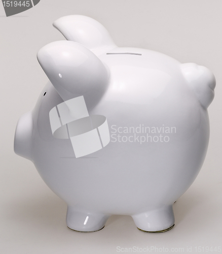 Image of white porcelain piggybank