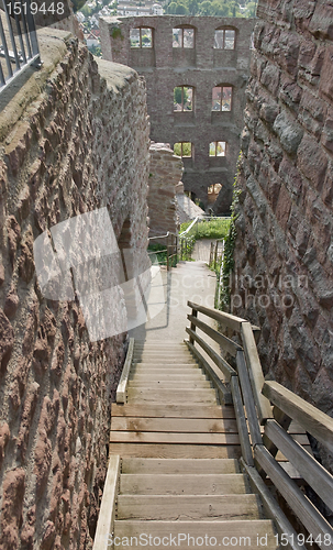 Image of sunny Wertheim Castle detail