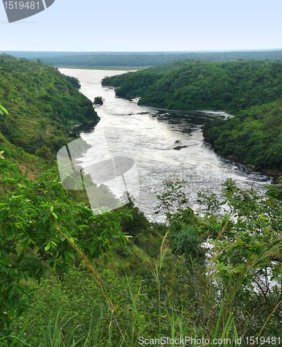 Image of River Nile scenery around Murchison Falls