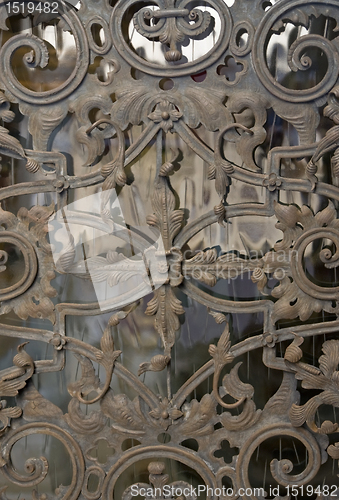 Image of ornamented door detail