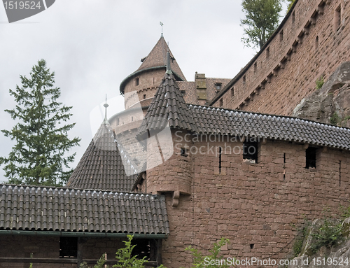 Image of architectural detail at Haut-Koenigsbourg Castle