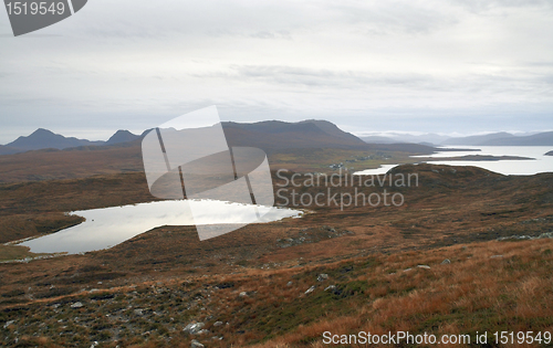 Image of lakes and hills in Scotland