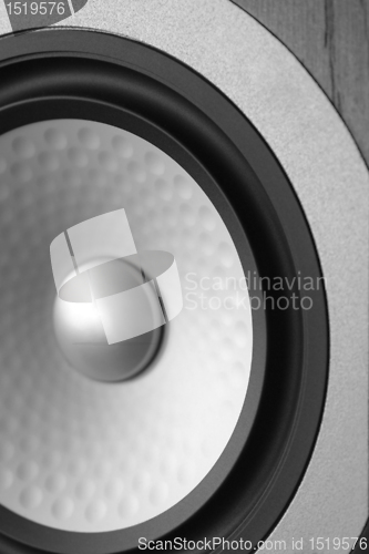 Image of modern speaker detail