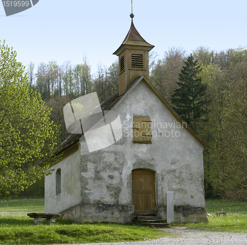 Image of idyllic small chapel