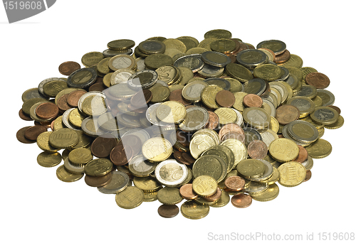 Image of pile of euro coins