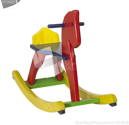 Image of rocking horse sideways