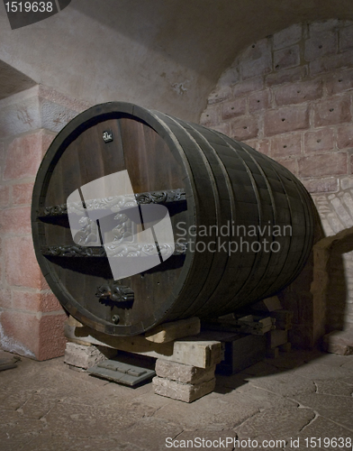 Image of historic cask at Haut-Koenigsbourg Castle