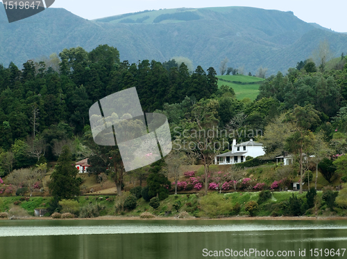 Image of idyllic waterside scenery