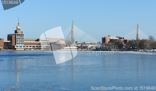 Image of Boston scenery in sunny ambiance