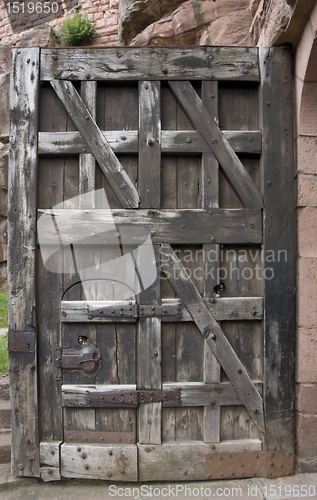 Image of historic door at Haut-Koenigsbourg Castle