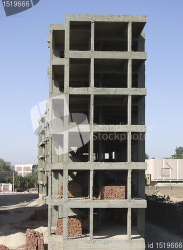 Image of structural work near Esna