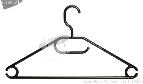 Image of black clothes hanger