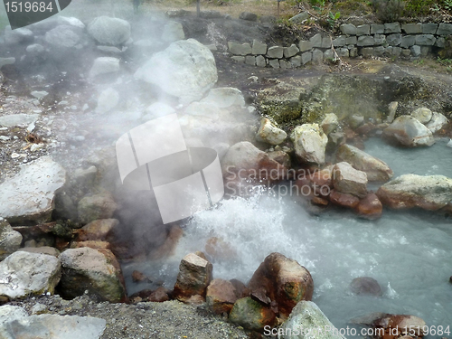 Image of hot spring at the Azores