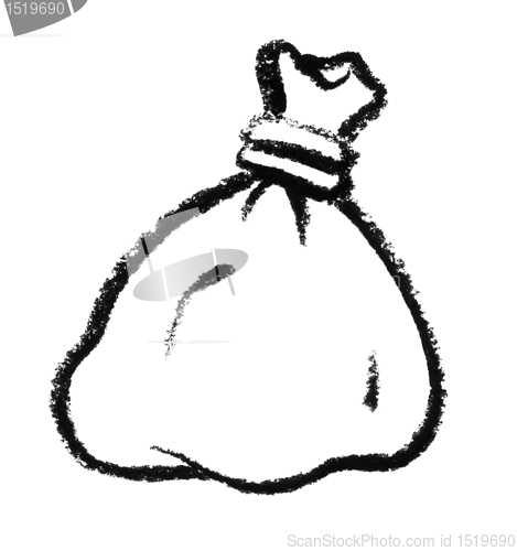 Image of sketched bag