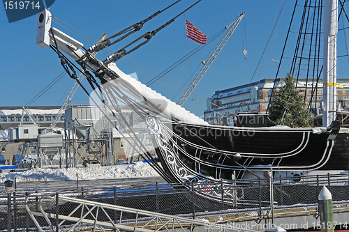 Image of USS Constitution detail