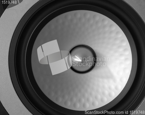 Image of modern speaker detail