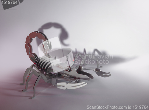 Image of metallic scorpion