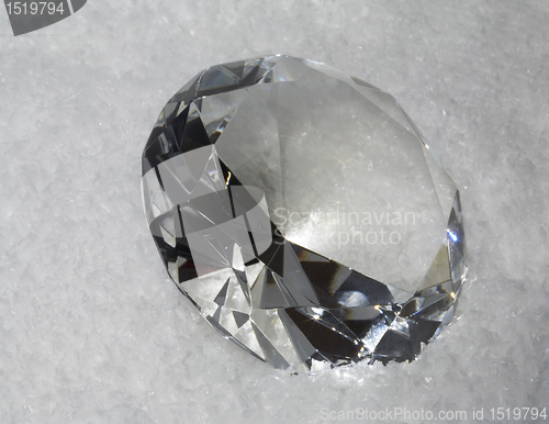 Image of diamond and snow