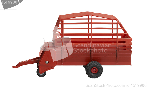 Image of nostalgic hay wagon toy