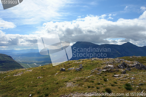 Image of Buachaille Etive Mor in sunny ambiance