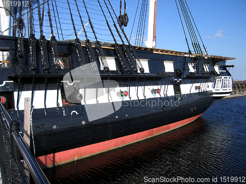 Image of USS Constitution detail