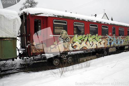 Image of old railway car