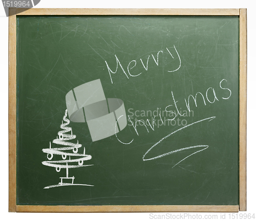 Image of Frohe Weihnachten blackboard