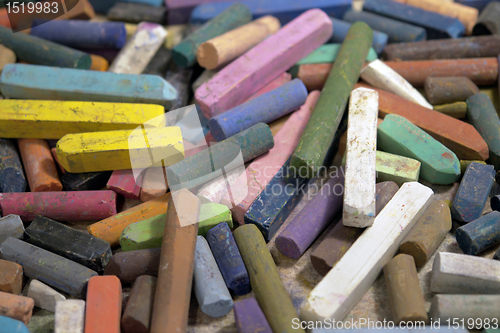 Image of pastel crayons