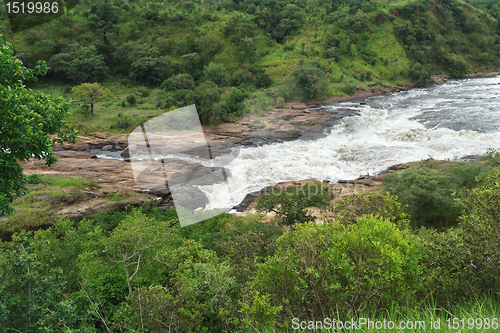Image of whitewater at Murchison Falls in Africa