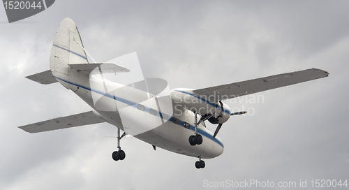 Image of small propeller aircraft