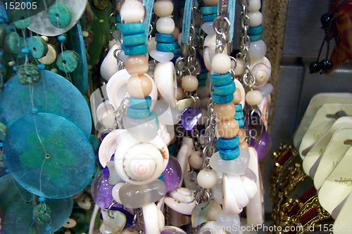 Image of shell necklaces