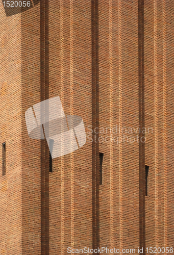 Image of abstract brick facade