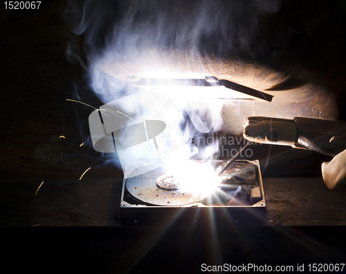 Image of welding scenery