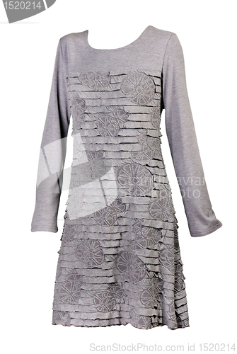 Image of gray female dress