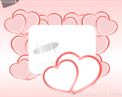 Image of Greeting scrap retro background with empty blank