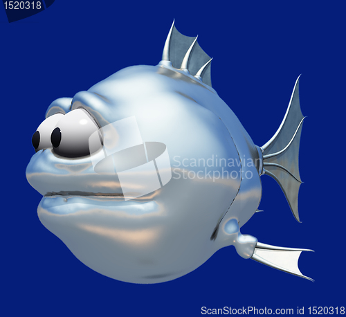 Image of chrome fish