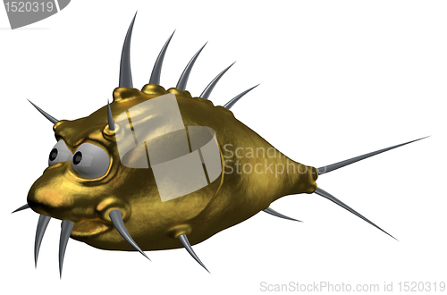 Image of prickles goldfish