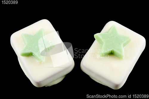 Image of Two pastries of white chocolate